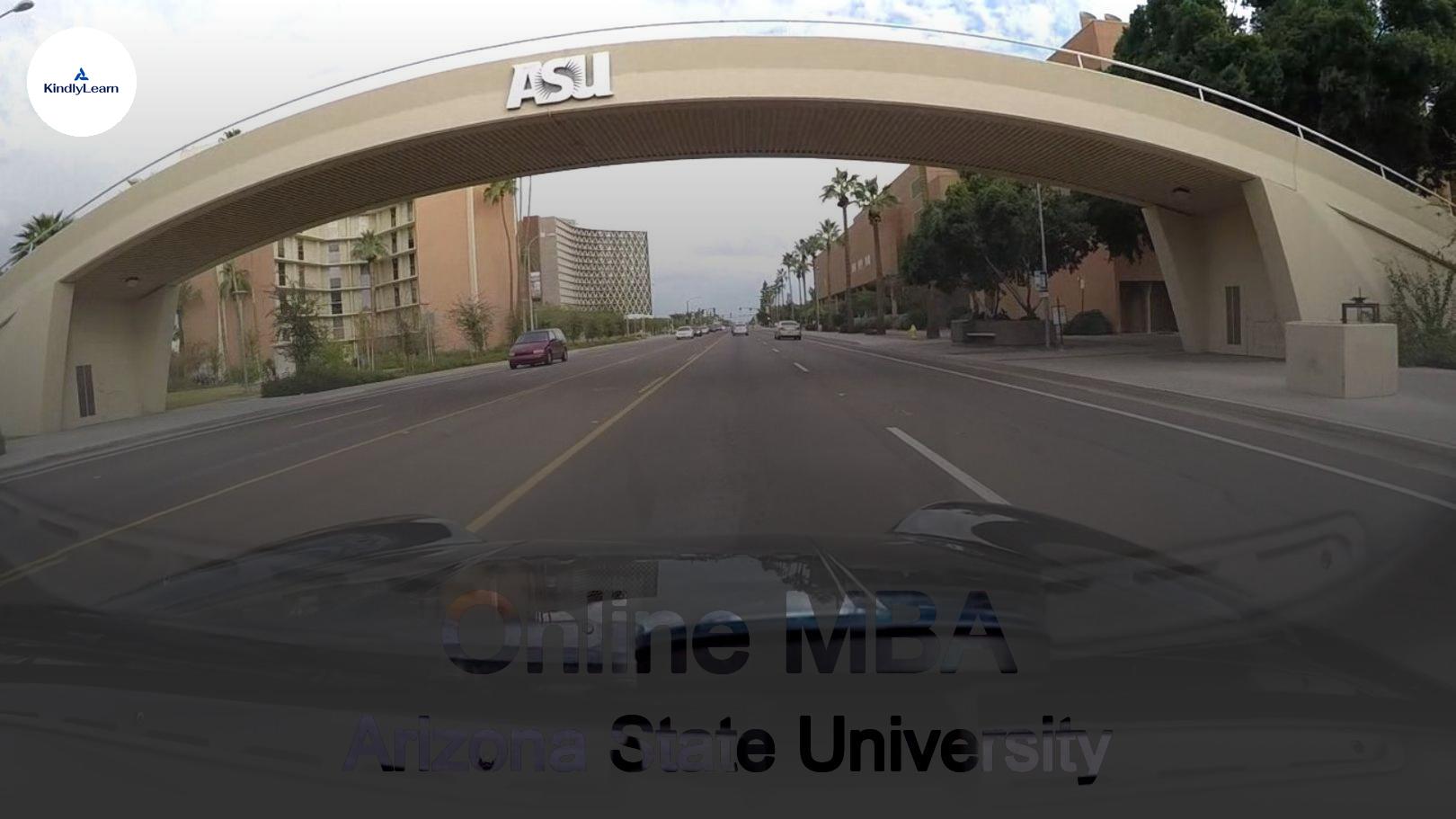 arizona state university online mba