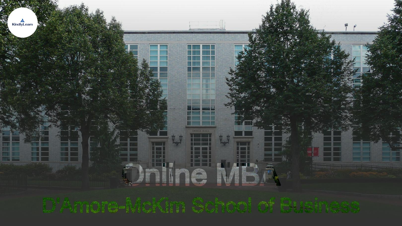 d amore mckim school of business online mba