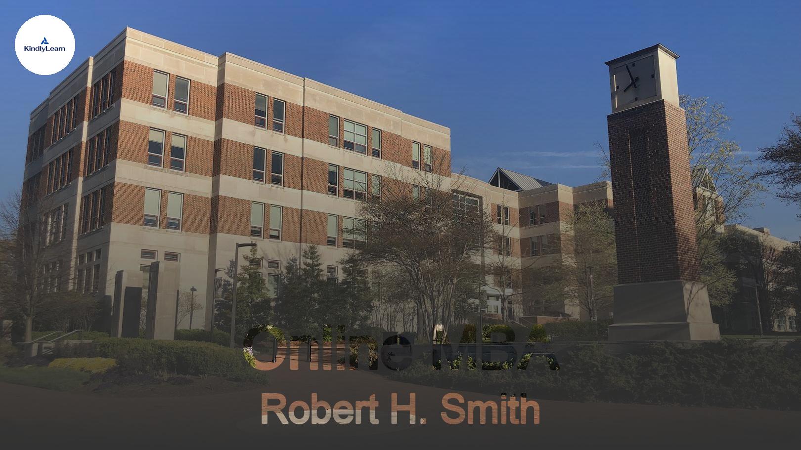 robert h smith school of business online mba